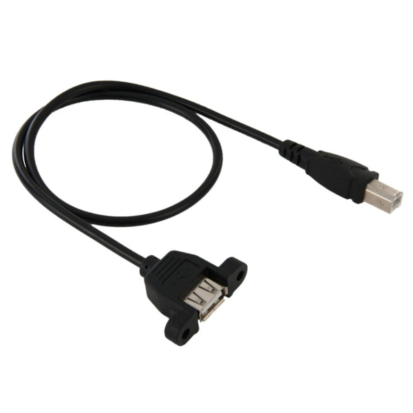 USB 2.0 Type B Male to USB 2.0 Female Printer / Scanner Adapter Cable