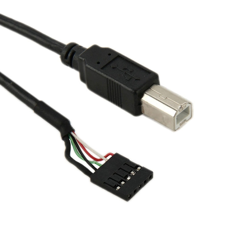 Conector Hembra de Placa Base de 5 pines a Cable adaptador Macho USB 2.0 B longitud: 50 cm