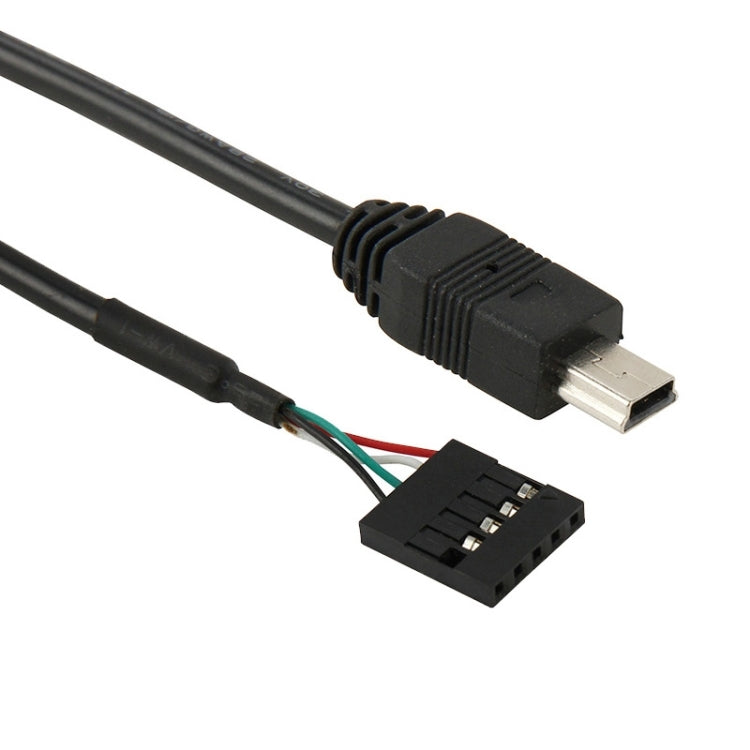 Conector Hembra de Placa Base de 5 pines a Cable adaptador Mini USB Macho longitud: 50 cm