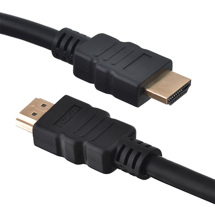 Câble HDMI 19 broches mâle 1,8 m vers HDMI 19 broches mâle Version 1.3 compatible avec HD TV / Xbox 360 / PS3 etc. (Noir + Plaqué Or)