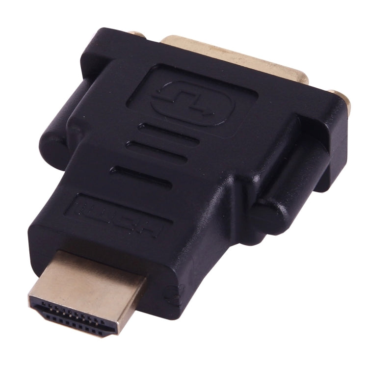 Adaptador HDMI Macho de 19 pines a DVI 24 + 1 pin Hembra chapado en Oro