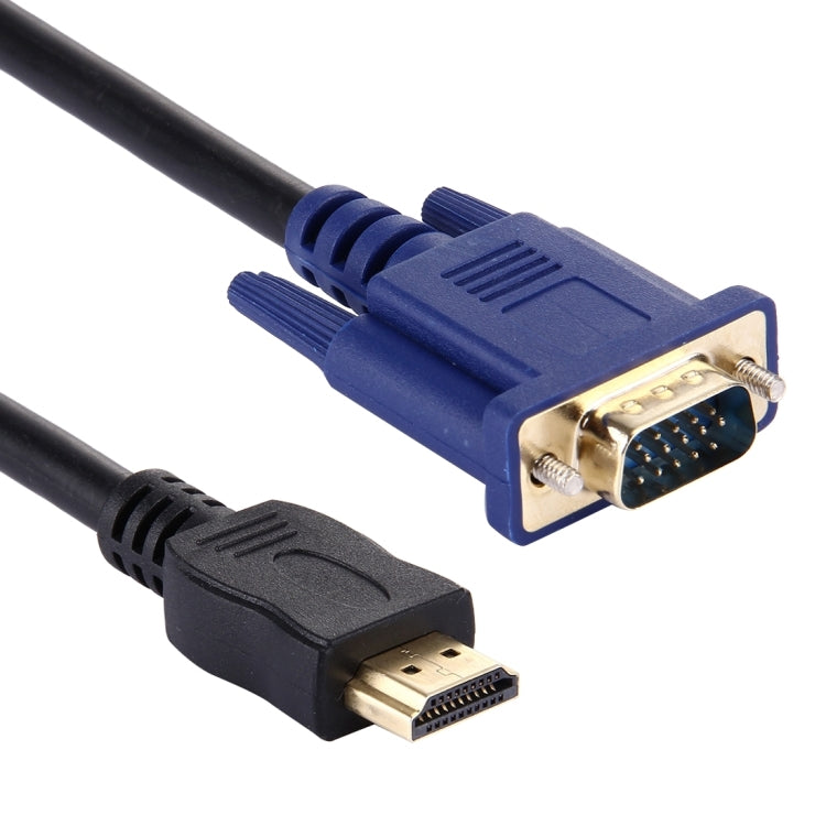 Câble vidéo HDMI mâle vers VGA mâle 15 broches (noir)