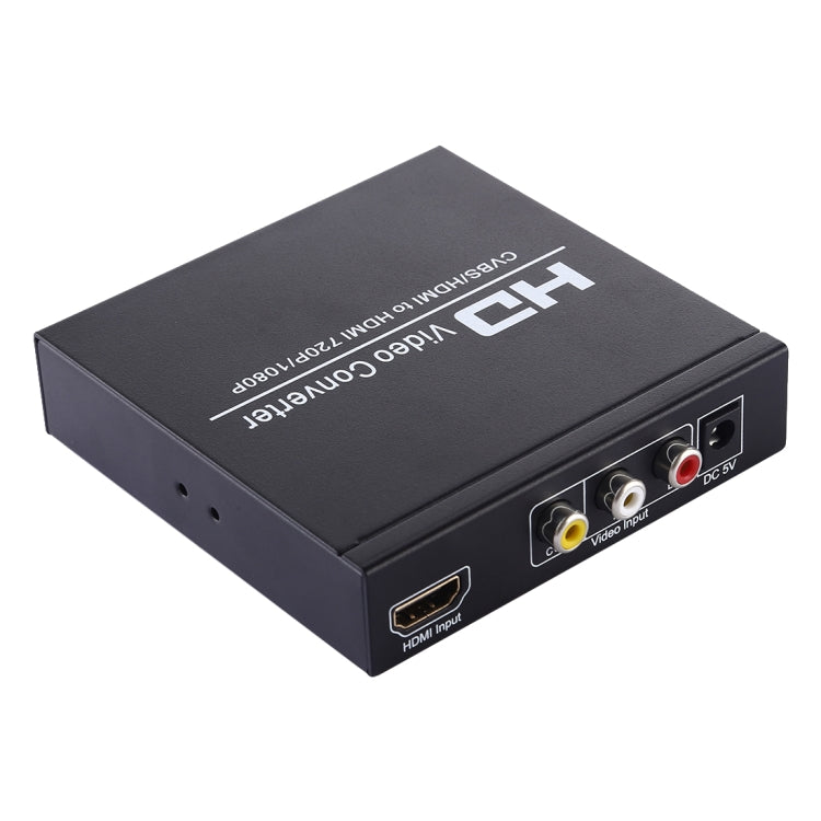 NK-8A Convertisseur vidéo AV + HDMI vers HDMI HD (Noir)