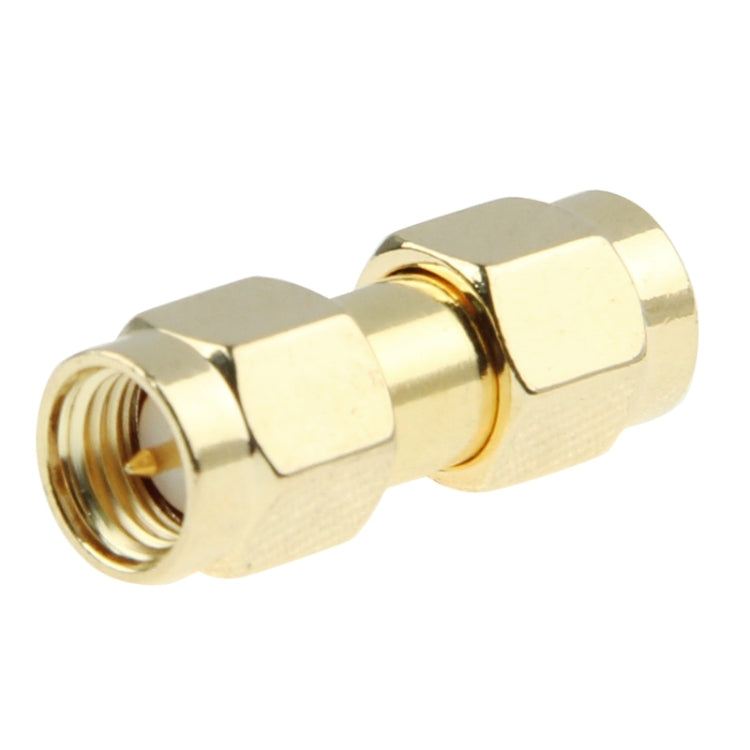 Gold plated SMA Male to RP-SMA Male Adapter (gold plated)