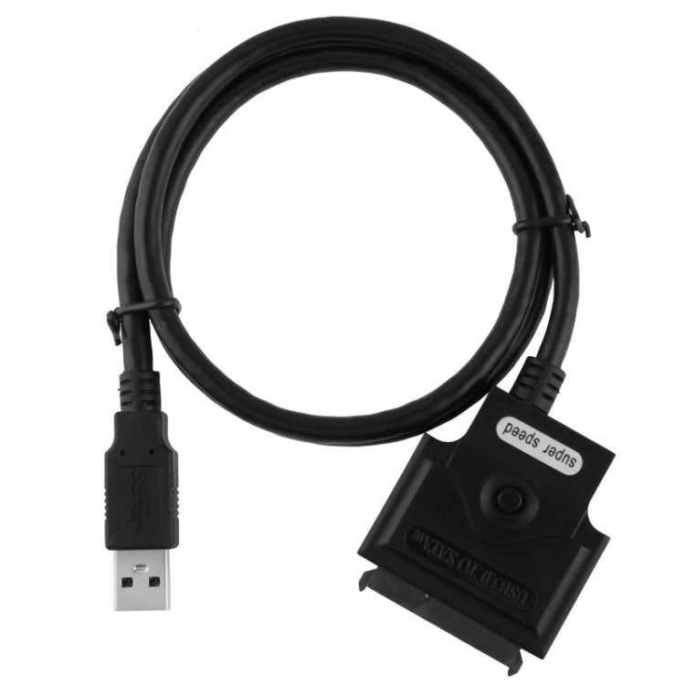 Câble adaptateur USB 3.0 vers SATA 22 broches pour disque dur SATA 2,5 pouces / 3,5 pouces Longueur : 50 cm