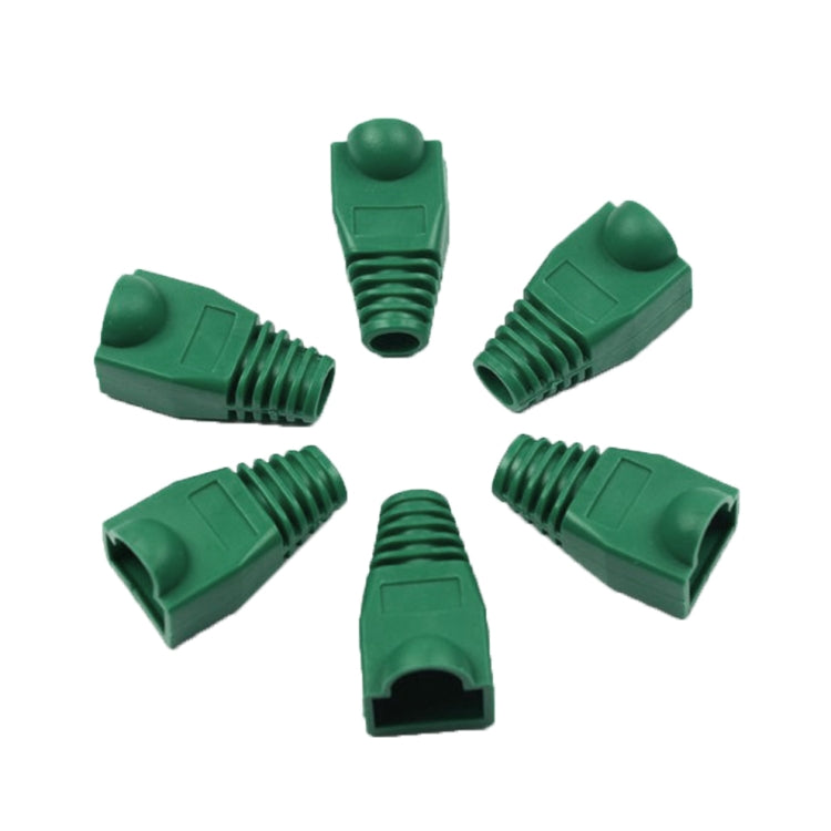 Cubierta de Tapa de botas de Cable de red Para RJ45 Verde (100 unidades en un paquete el precio es por 100 unidades) (Verde)