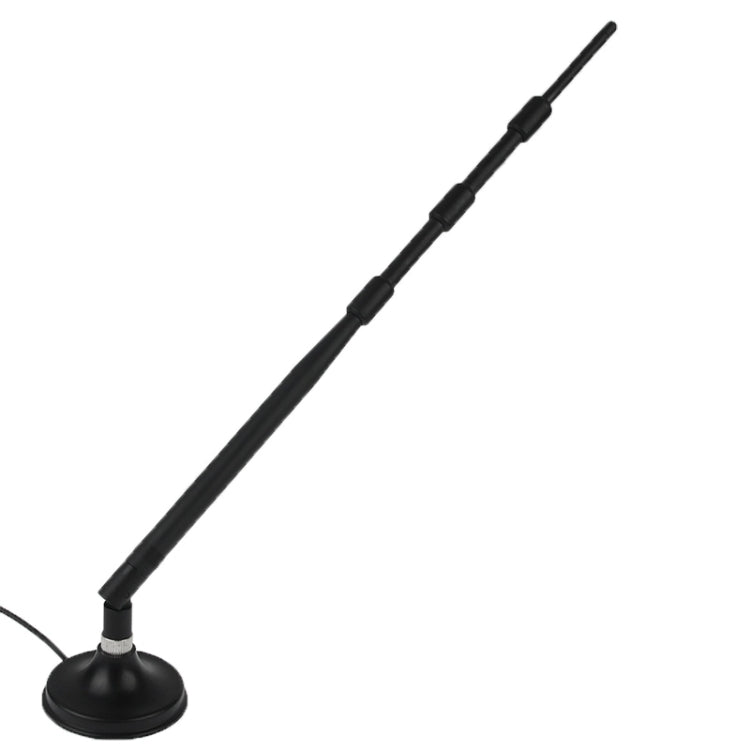 Antena RP-SMA de 13dB Para red de enrutador con Base de Antena (Negro)