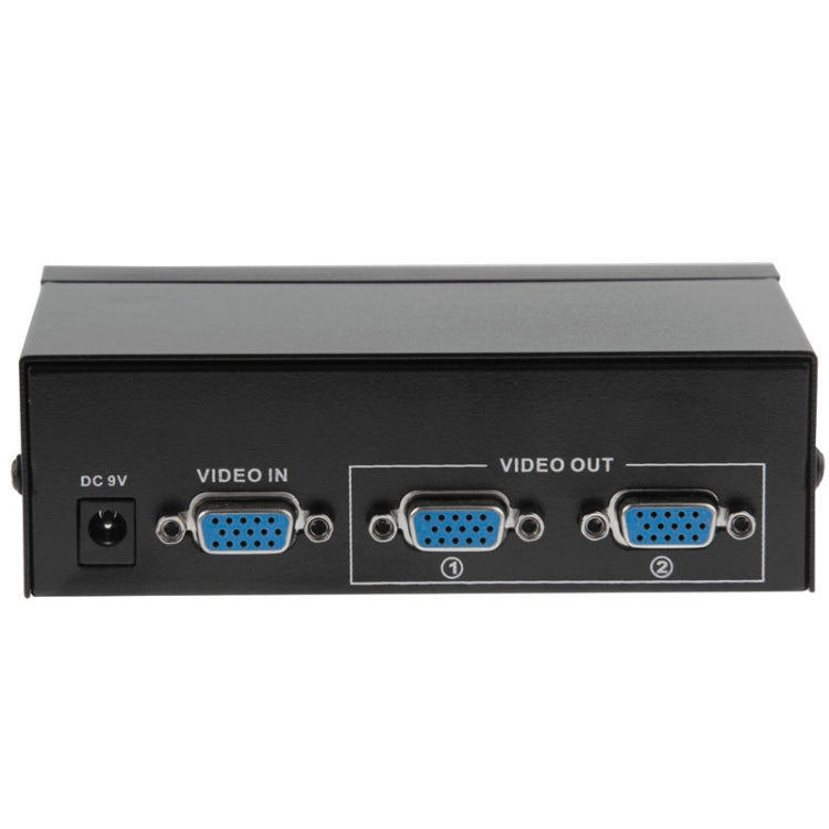 FJ-2502A High Resolution 1920 x 1440 2 Port VGA Video Splitter Support 250MHz Video Bandwidth