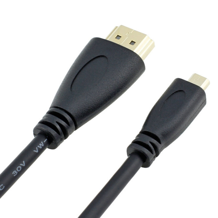 Câble micro HDMI vers HDMI 1,5 m 19 broches version 1.4 (noir)