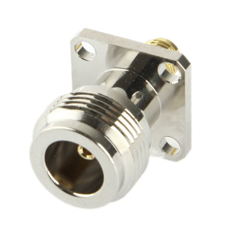 SMA Female to N Female Adapter (Silver)