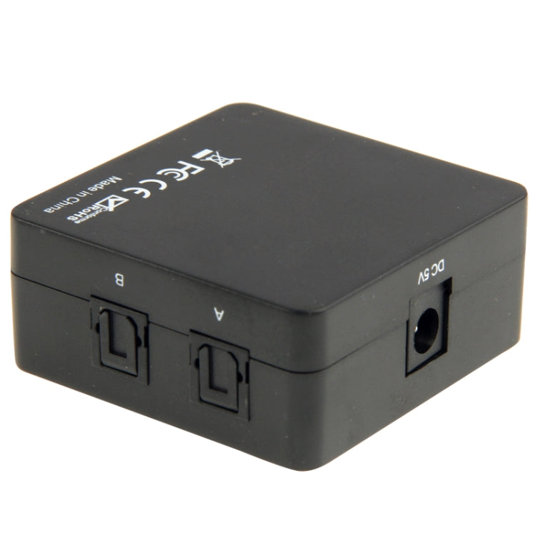 SPDIF / TOSLINK Adaptador de corriente Amplificador divisor de Audio óptico Digital 1X3 Admite 5.1