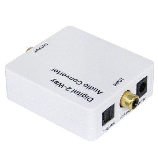 HDV-2CT Mini 2 Way Digital Audio Converter Coaxial to Toslink or Toslink to Coaxial