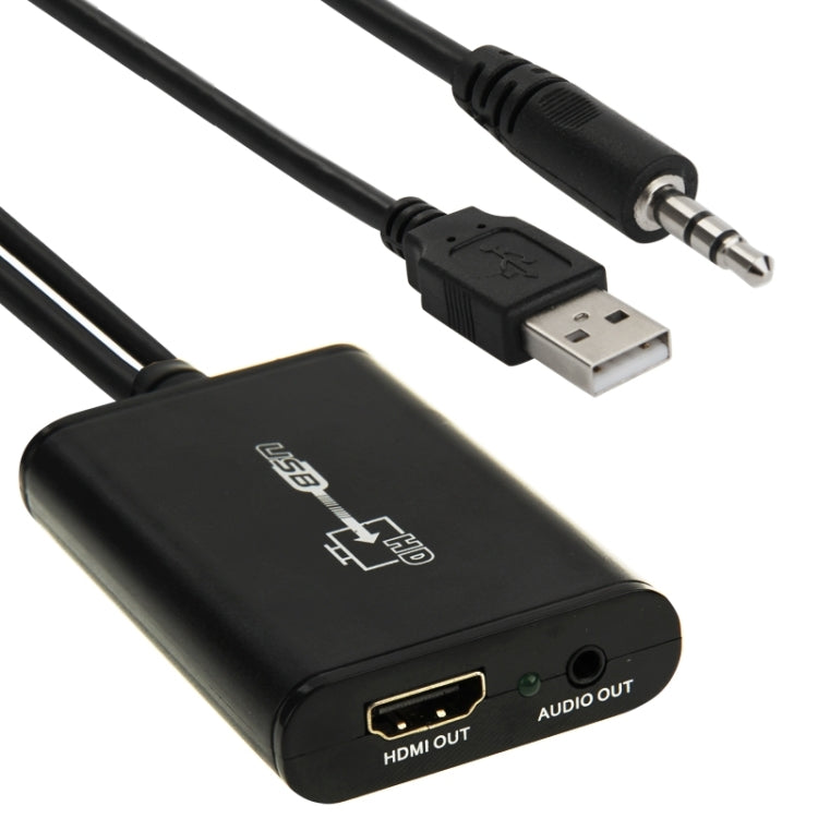Meilleur convertisseur vidéo USB 2.0 vers HDMI HD pour HDTV compatible Full HD 1080P