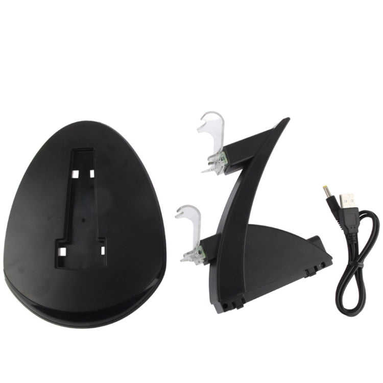 2 x support de station de charge USB / support de charge de contrôleur pour PS4 (noir)