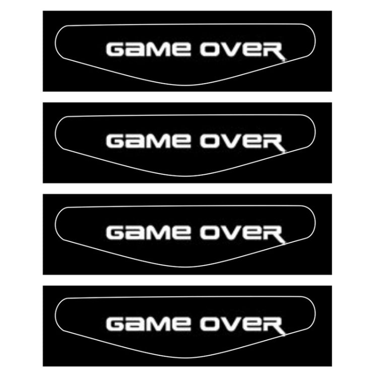 4 PCS Cool Light Bar Sticker For PlayStation 4 DualShock 4 Controller