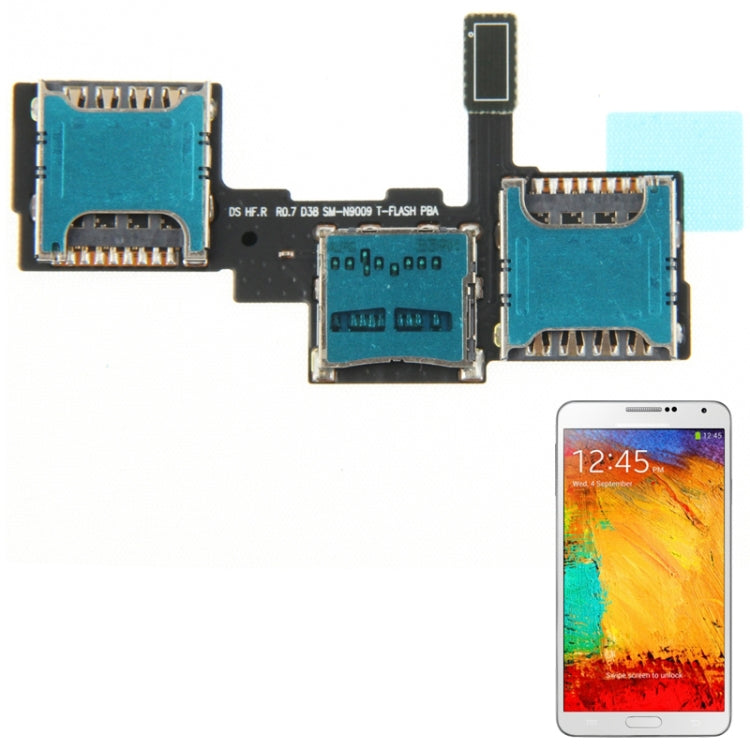SIM Card socket Flex Cable for Samsung Galaxy Note 2I / N9002 / N9009