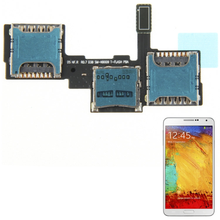 Cable Flex de zócalo de Tarjeta SIM para Samsung Galaxy Note 2I / N9002 / N9009
