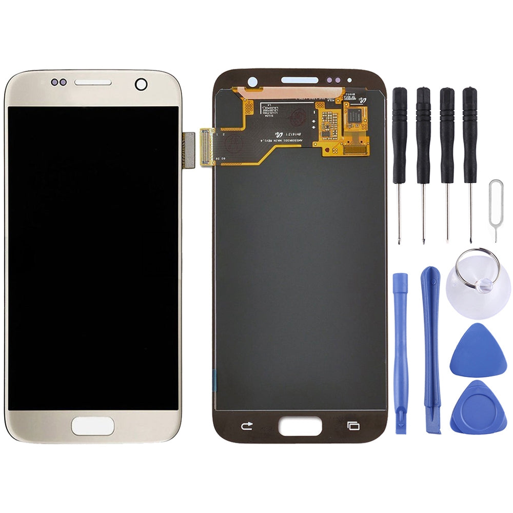 Ecran LCD + Vitre Tactile Samsung Galaxy S7 G930 Or