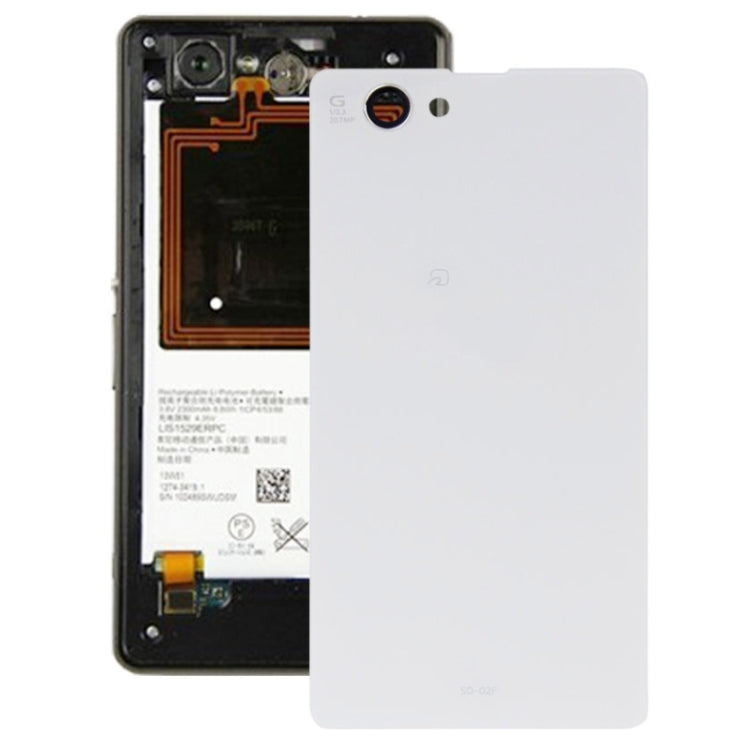 Cache batterie pour Sony Xperia Z1 Mini (Blanc)