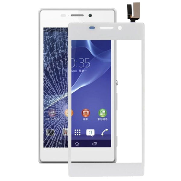 Écran tactile pour Sony Xperia M2 / S50h (Blanc)