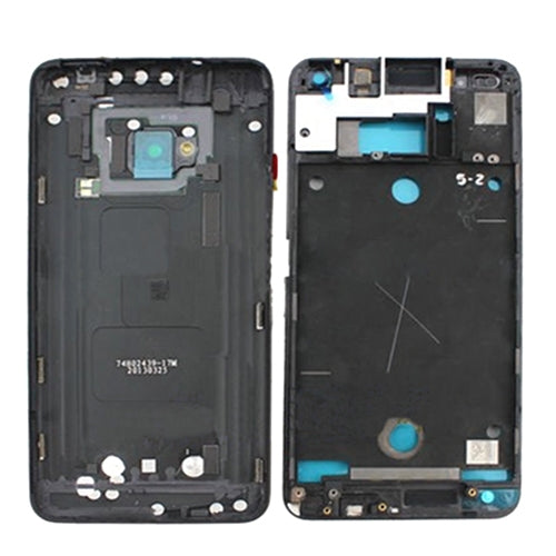 Cubierta de Carcasa Completa (Carcasa Frontal Placa de Bisel de Marco LCD + Carcasa Trasera) Para HTC One M7 / 801e (Negro)
