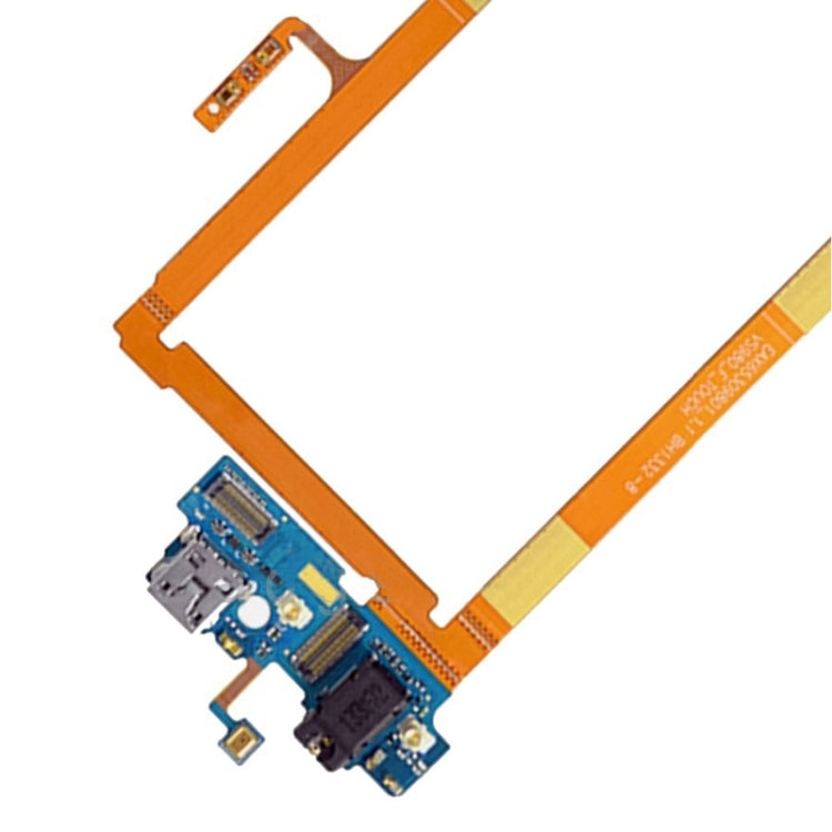 Câble flexible du connecteur de charge USB et connecteur audio Câble flexible du casque et câble flexible du microphone LG G2 / VS980