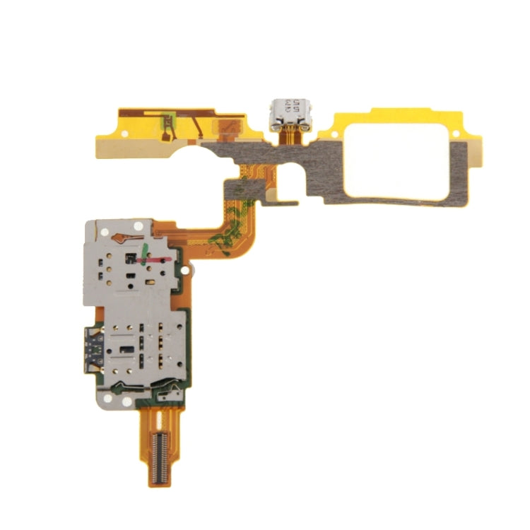 Puerto de Carga Flex Cable + Contacto de lector de Tarjeta SIM Para Vivo X5Max V X5Max +