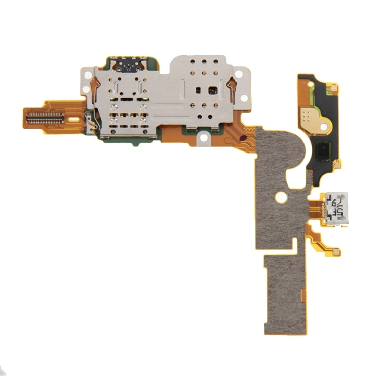 Puerto de Carga Flex Cable + Contacto de lector de Tarjeta SIM Para Vivo X5 Pro