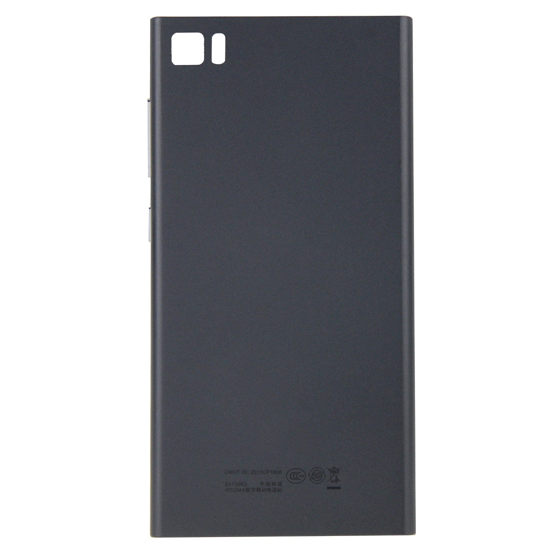 Cache Batterie Cache Arrière Xiaomi Mi 3.WCDMA Noir
