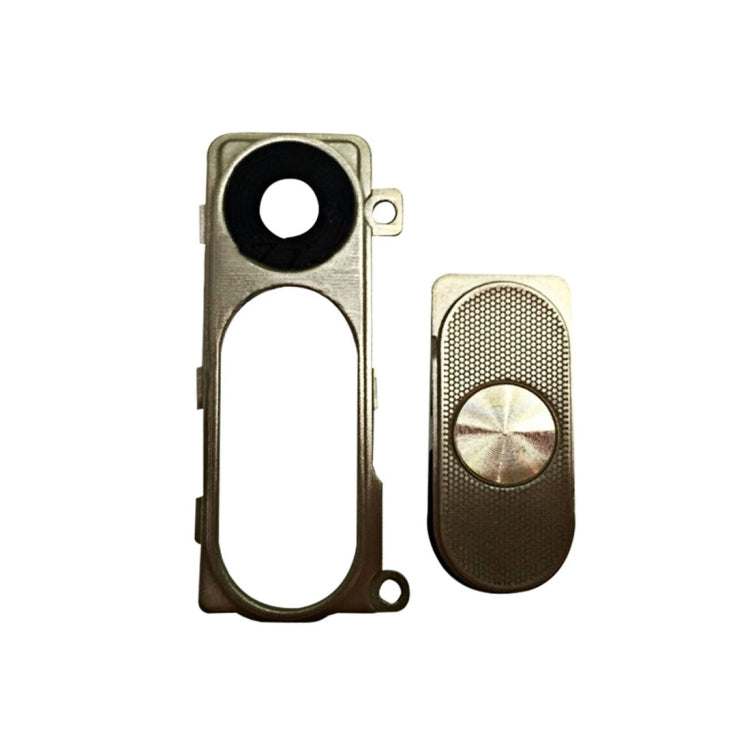 Rear Camera Lens Cover + Power and Volume buttons LG G3 / D855 (gold)
