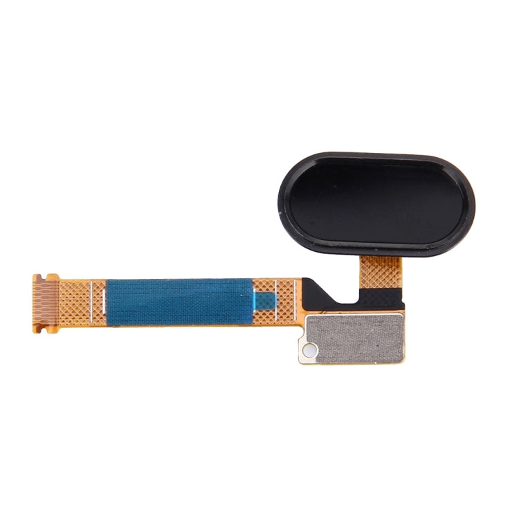 Câble flexible du bouton d'accueil avec identification d'empreintes digitales pour Meizu MX5 (noir)