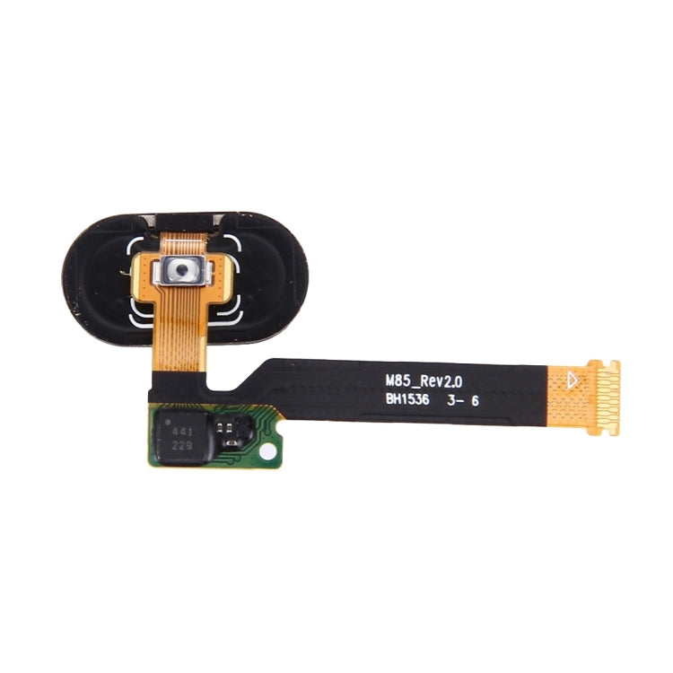 Cable Flex de Botón de Inicio con identificación de Huellas Dactilares Para Meizu MX5 (Negro)