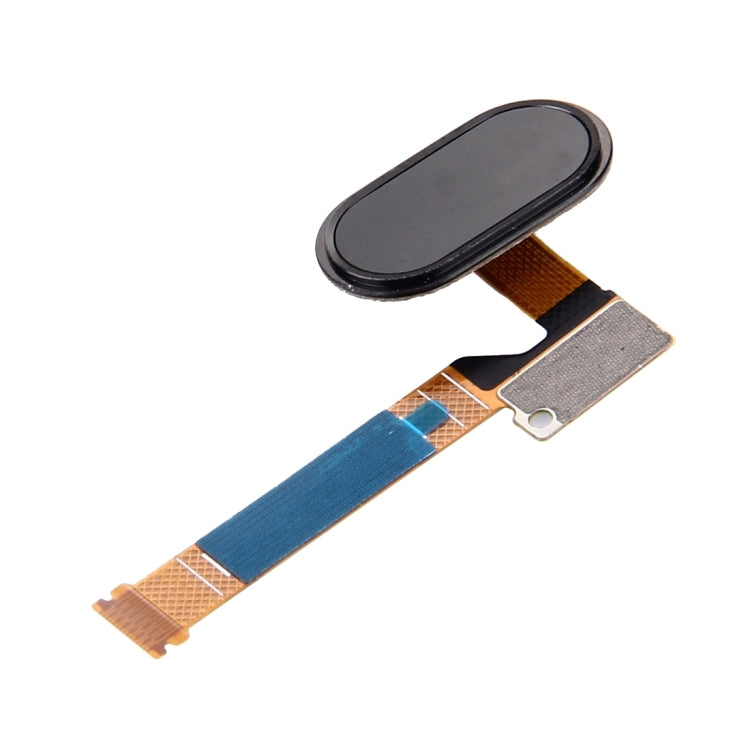 Câble flexible du bouton d'accueil avec identification d'empreintes digitales pour Meizu MX5 (noir)