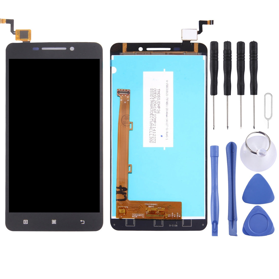 LCD Screen + Touch Digitizer Lenovo A5000 Black