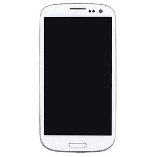 Pantalla LCD Original y Táctil Digitalizador con marco para Samsung Galaxy S3 / I9300 (Blanco)