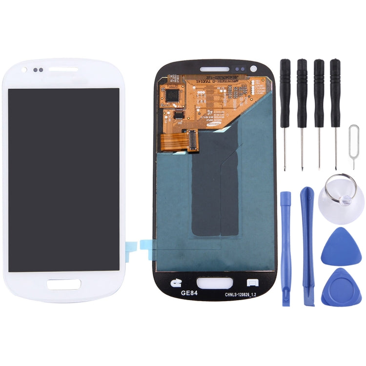 Original LCD Screen + Touch Panel for Samsung Galaxy S3 Mini / i8190 (White)