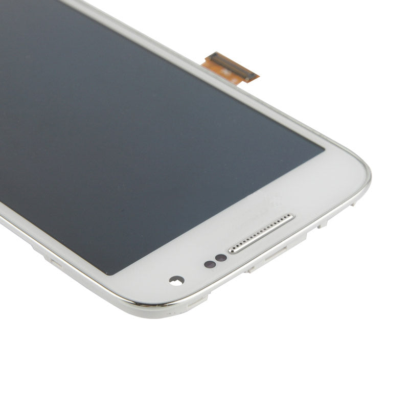 Ecran LCD + Tactile + Châssis Samsung Galaxy S4 Mini i9195 i9192 i9190 Blanc