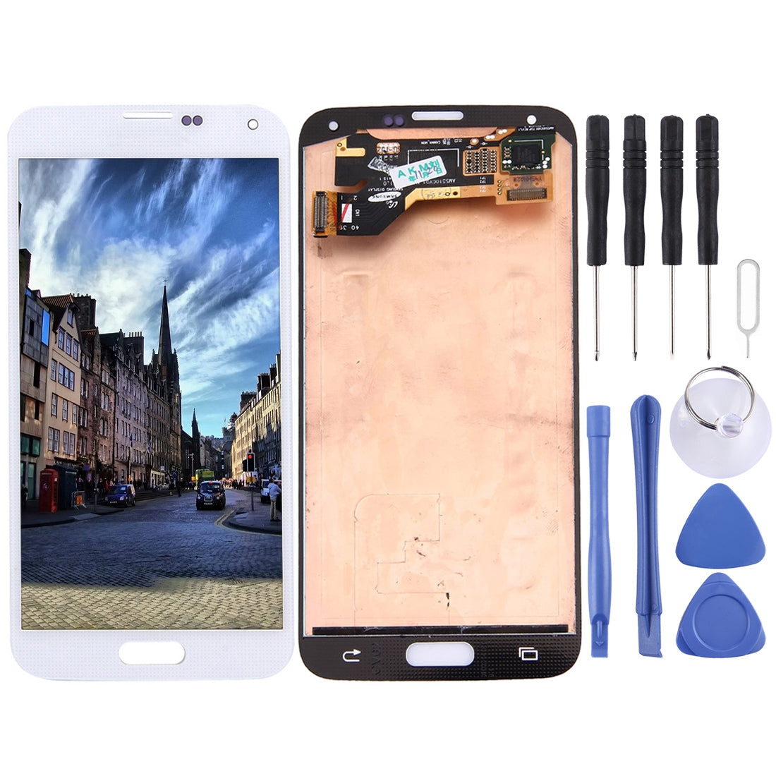 Ecran LCD + Vitre Tactile Samsung Galaxy S5 G900 Blanc