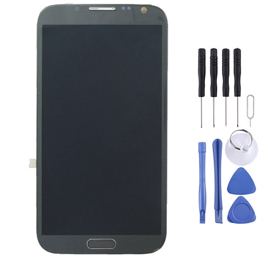 Pantalla Completa LCD + Tactil + Marco Samsung Galaxy Note 2 N7105 Gris