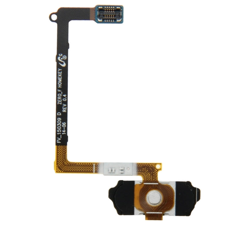 Câble flexible du bouton d'accueil avec identification d'empreintes digitales pour Samsung Galaxy S6 / G920F (Blanc)