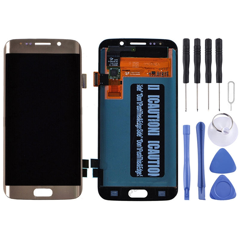 Ecran LCD + Vitre Tactile Samsung Galaxy S6 Edge G925 Or