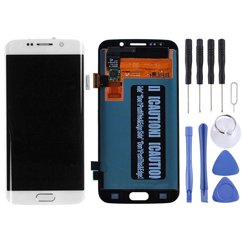 Ecran LCD + Vitre Tactile Samsung Galaxy S6 Edge G925 Blanc