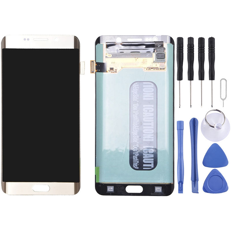 Ecran LCD + Vitre Tactile Samsung Galaxy S6 Edge+ Plus G928 Or