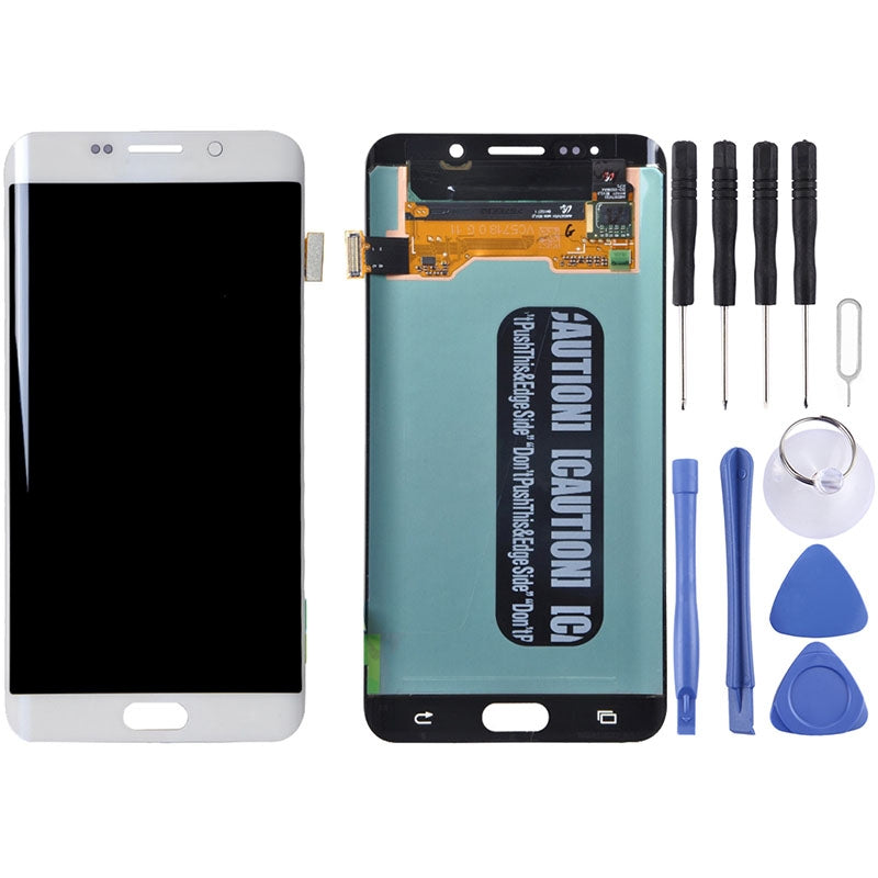 Ecran LCD + Vitre Tactile Samsung Galaxy S6 Edge+ Plus G928 Blanc