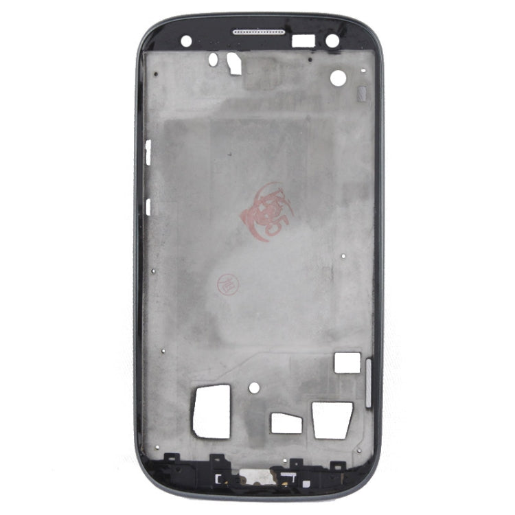 Plaque centrale LCD avec nappe bouton pour Samsung Galaxy S3 / i9300 (Noir)