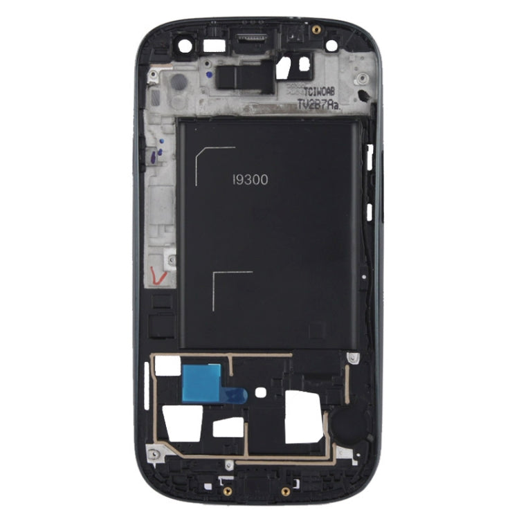 LCD Central Plate with Button Cable for Samsung Galaxy S3 / i9300 (Black)