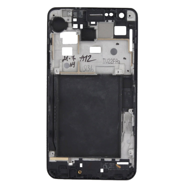 Placa central LCD con Cable de Botón para Samsung Galaxy S II / i9100 (Negro)