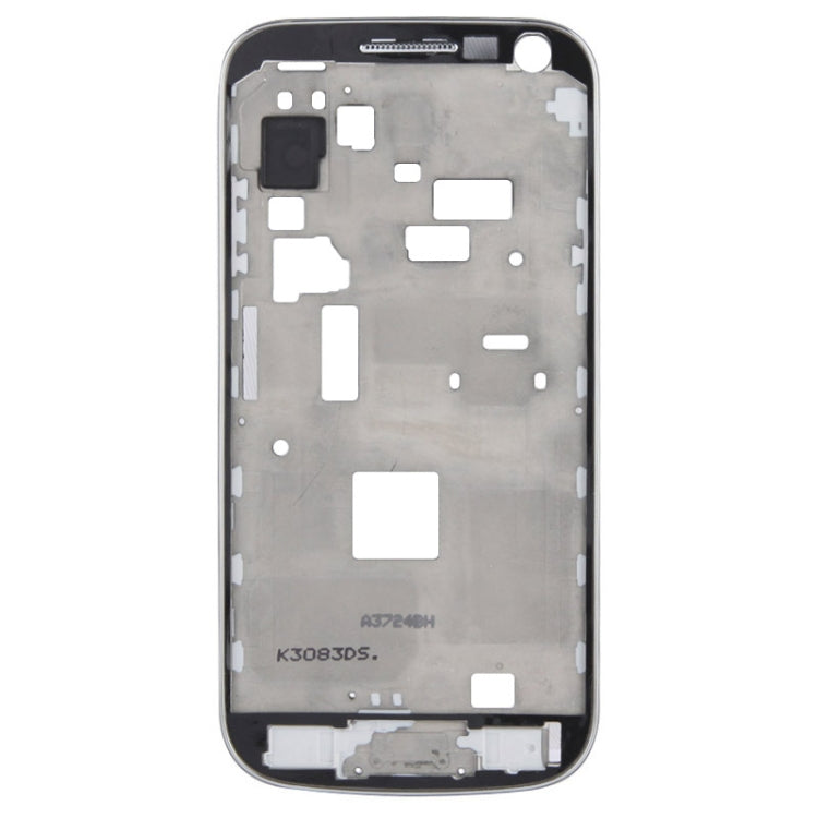 LCD Center Plate with Button Cable for Samsung Galaxy S4 Mini / i9195 (White)