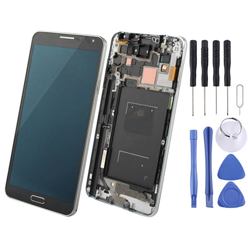 Ecran Complet LCD + Tactile + Châssis Samsung Galaxy Note 3 N900V Noir