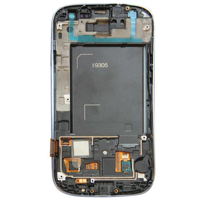 Ecran complet LCD + Tactile + Châssis Samsung Galaxy S3 LTE i9305 Bleu